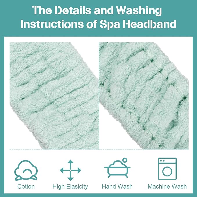 Chuangdi 3-Piece Spa Headband Set - Image 4