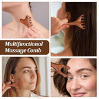 3 Pack Wooden Massager Comb Gua Sha Scraping Massages 6 Claws Meridian Massager - Image 7