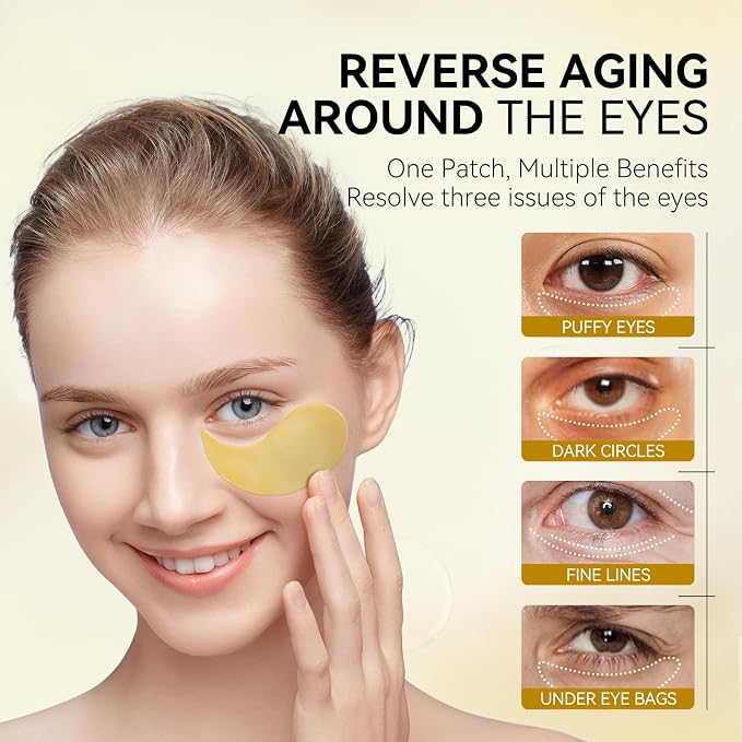 BREYLEE 24K Gold Eye Masks - Image 6