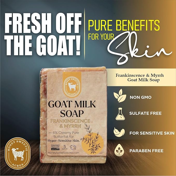 Honey Sweetie Acres Frankincense Goat Milk Soap - Image 2