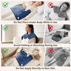 Neck Heating Pad, Heating Pads for Neck and Shoulders and Back - Image 7
