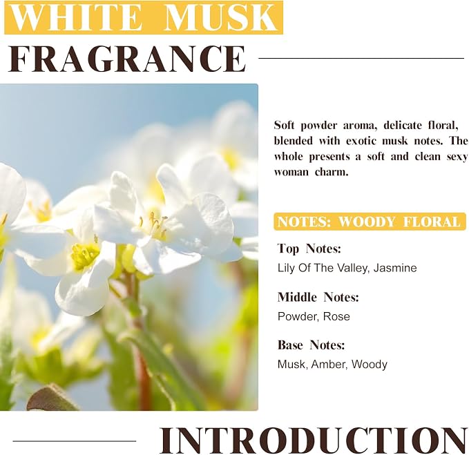 EUQEE White Musk Fragrance Oils - Image 3