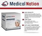 Medical Nation 21" Disposable Bouffant Caps |CASE of 1000, Non-Pleated Head - Image 9