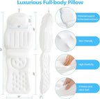Full Body Bath Pillow for Bathtub, Thick Bathtub Cushion Soft 5D Mesh Spa - Image 5