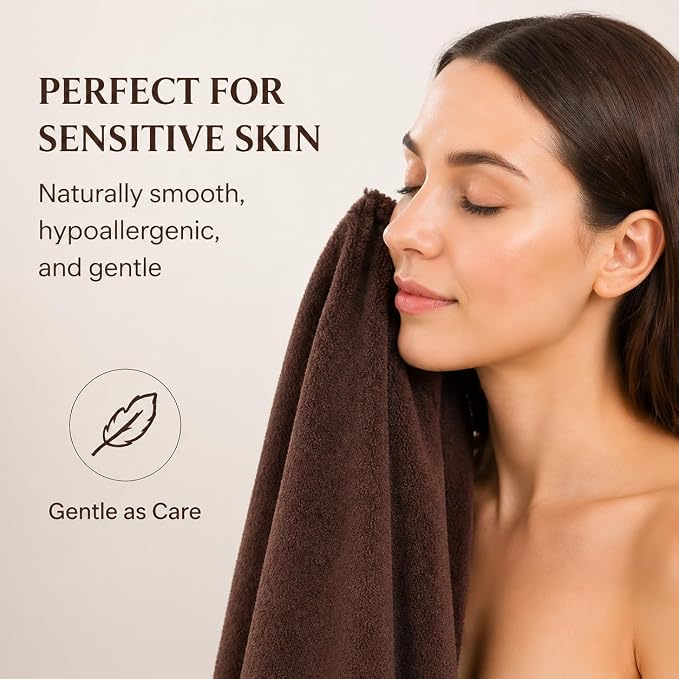SEISSO 2 Pack Extra Large Bath Towels 63"x35", Bath Sheets - Image 5