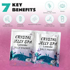 Foot Soak, 3 Pack Jelly Spa Pedicure Spa, Bubble Foot Bath Spa, Salon Pedi - Image 2