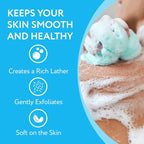 IMPRESA Mesh Bath & Shower Loofah Sponges - Image 3