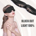 YIVIEW Sleep Mask for Side Sleeper, Complete Light Blocking 3D Sleeping Eye Mask - Image 3