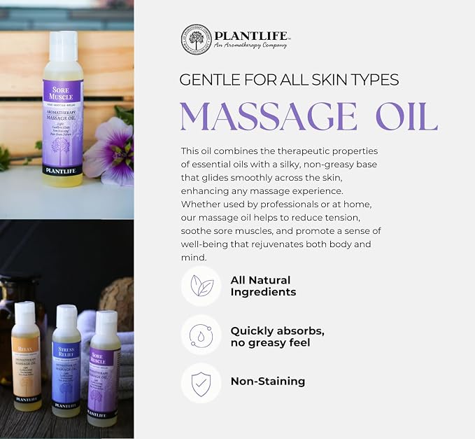 Plantlife Relax Massage Oil - Image 2