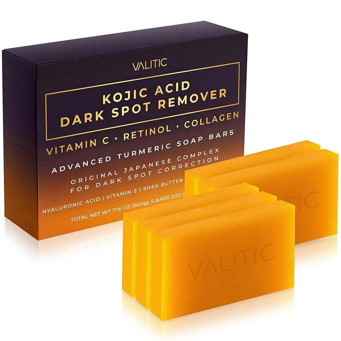 VALITIC Kojic Acid Dark Spot Remover Soap Bars by VALITIC