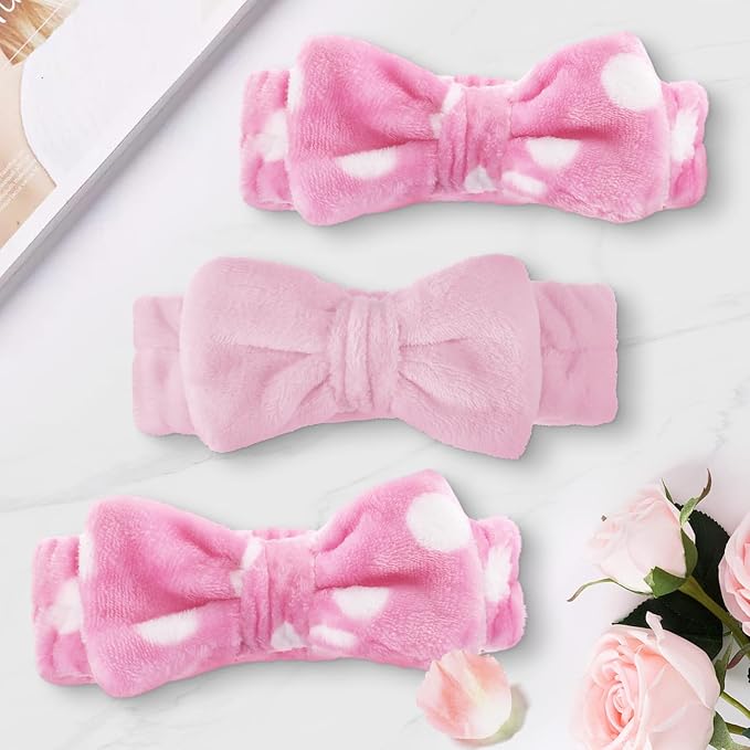 WILLBOND 24 Pieces Spa Headband Bulk Skincare Headbands Face Wash Makeup - Image 5