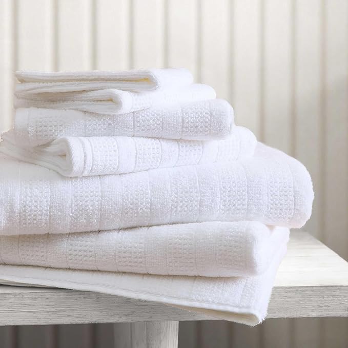 Martha Stewart - Bath Towels, Soft & Absorbent 100% Cotton Towels, Solid 500 GSM - Image 7