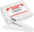 Professional Disposable Small Nail Files 100/180 Grit Double Sided White Emery by SALVMARY