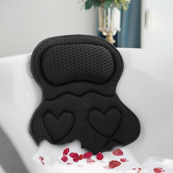 Bath Pillows for Tub Luxury, Bath Pillow for Head and Neck, Fit Bathtub Hot Tub by Joeyset
