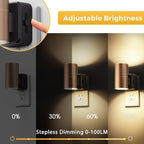 L LOHAS LED Night Light, 2 Pack Night Lights Plug into Wall, Automatic Dusk to - Image 3