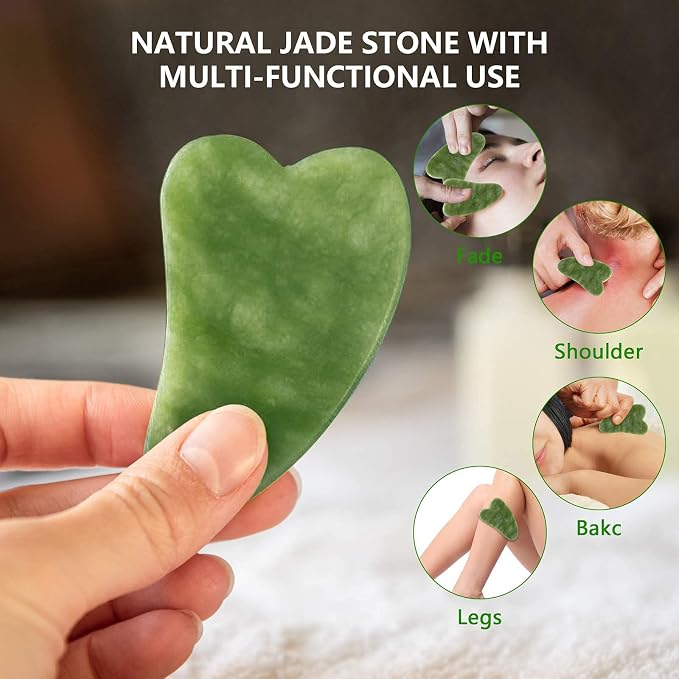 Deciniee Jade Roller and Gua Sha Set - Image 3