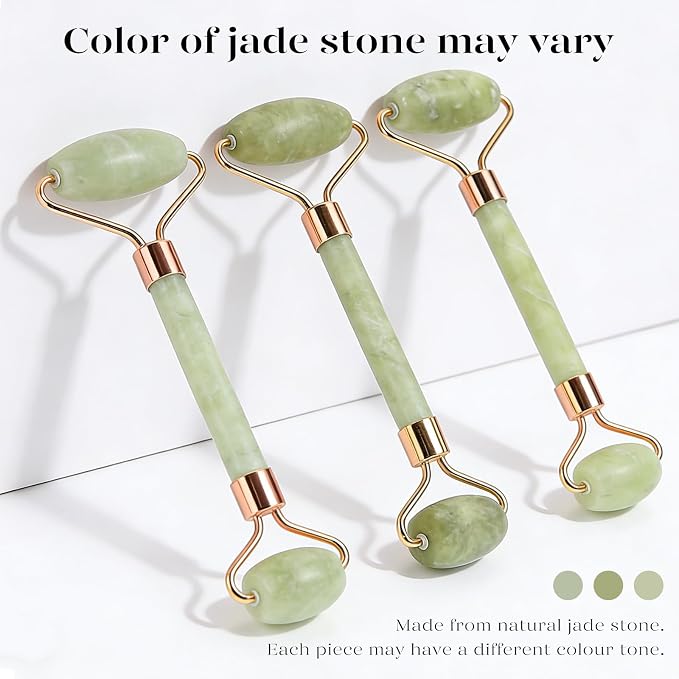 BAIMEI IcyMe Jade Roller & Gua Sha Set Face Roller and Gua Sha Facial Tools - Image 7