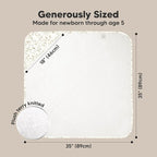 KeaBabies Hooded Baby Towel for Newborn - Image 4