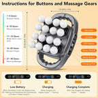 IKG 16 Head Massage Gun Deep Tissue, Body Massage - Image 4