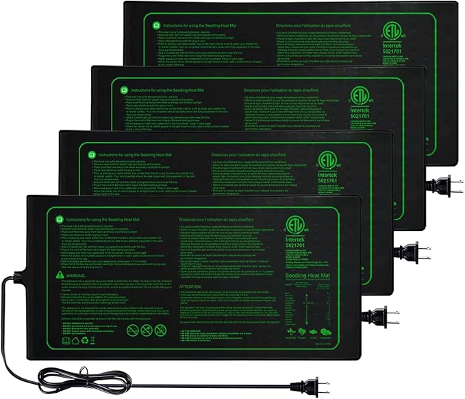 Upgrade Version 4PK Seedling Heat Mat by Unknown