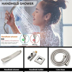 Midanya Shower System with Tub Spout, Bathtub Shower Faucet Set with Square - Image 7