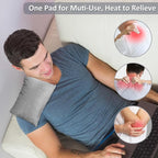 SuzziPad Microwave Heating Pad for Reduce Discomfort Washable Cover, 7x12 - Image 2