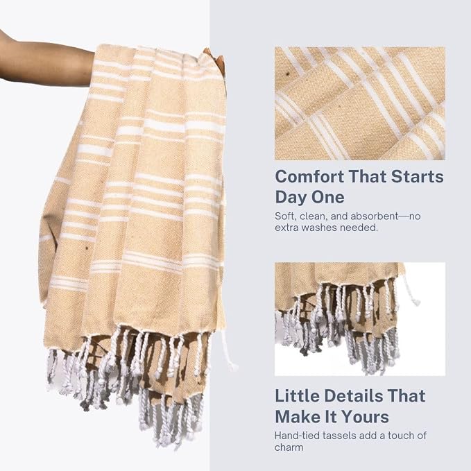 Cotton Turkish Beach Towel - Image 6