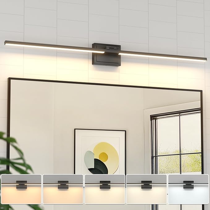 VOLISUN Bathroom Vanity Light 48 inch, 5CCT Dimmable, 40W LED Bathroom Light by VOLISUN