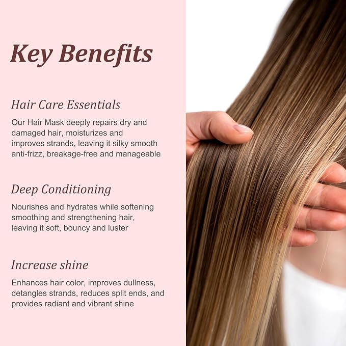 Tgideas Smooth Hydrating Hair Mask， Strengthening Shampoo ， - Image 2