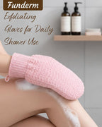 Exfoliating Gloves 2 Pack, Wave Texture Exfoliating Mitt - Image 8