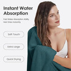 JML Microfier Bath Towels Set of 2, Large Microfier Body Towel - Image 5