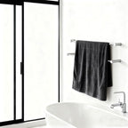 Towel Racks for Bathroom, NEWRAIN 30 inch Double Bath Towel Bar Wall Mounted - Image 2
