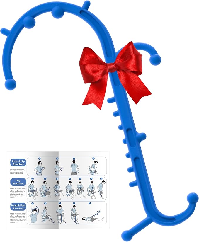 Back and Neck Massager for Pain Relief Deep Tissue, Upgraded Full Body Trigger by CUBETOOU