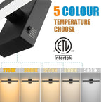 Black Bathroom Vanity Light 23.6 inch, 20W Dimmable 5CCT LED Modern Bathroom - Image 3