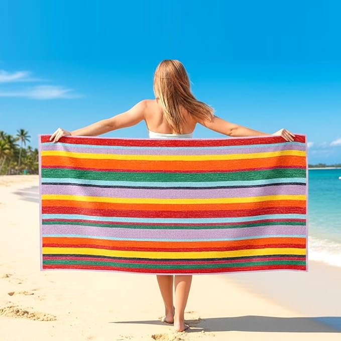 CASA COPENHAGEN Monaco Beach Towels Designed in Denmark Rough and Tough - Image 4