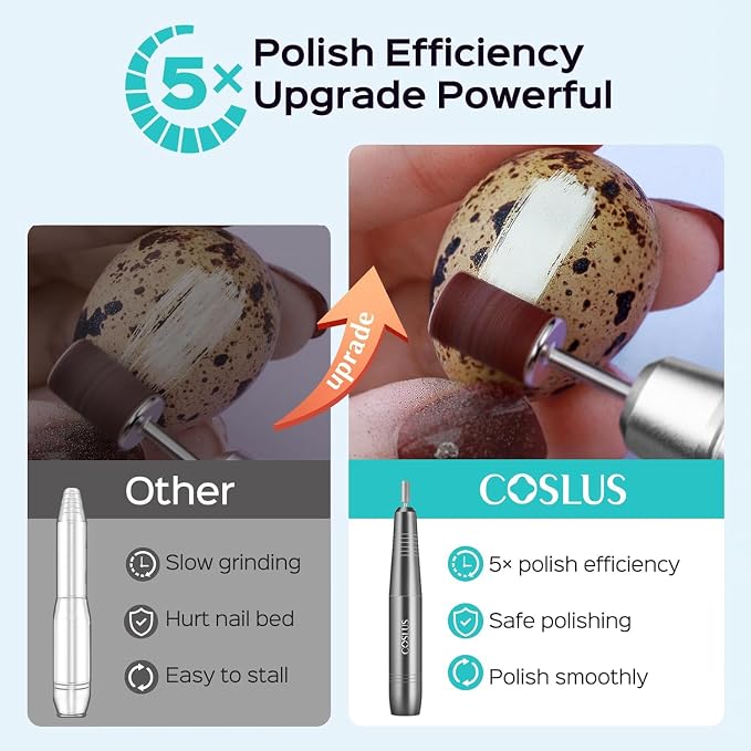 COSLUS C40 Electric Nail Drill File Professional: - Image 2
