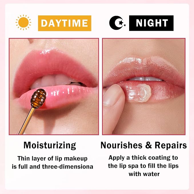 10PCS Honey Pot Lip Balm, Moisturizing Bee Lip Balm, Fruity Lip Sleeping Mask - Image 6