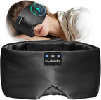 LC-dolida Luxurious Silk Soft Sleep Mask, Sleep Headphones by LC-dolida