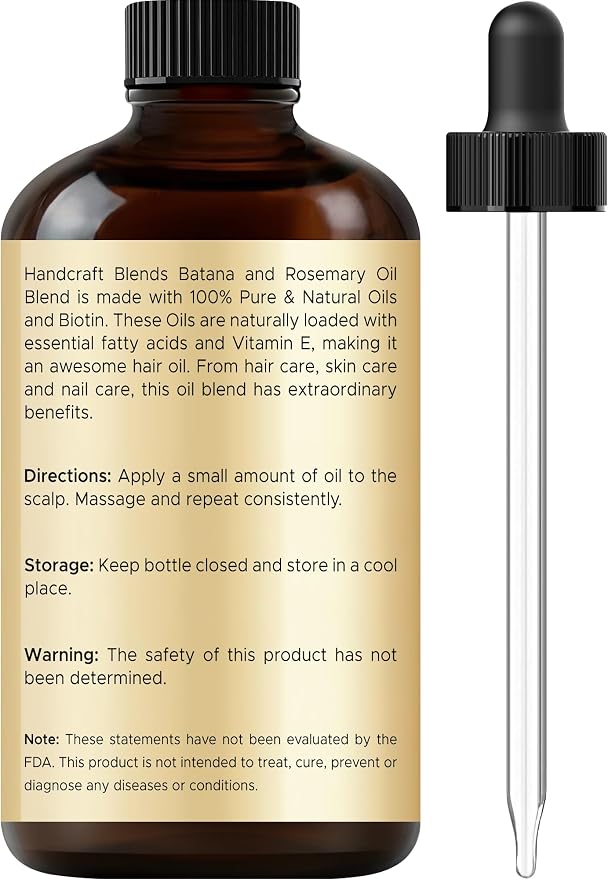 Batana & Rosemary Hair Oil – 2 Fl Oz – Scalp Treatment & Strengthening - Image 2