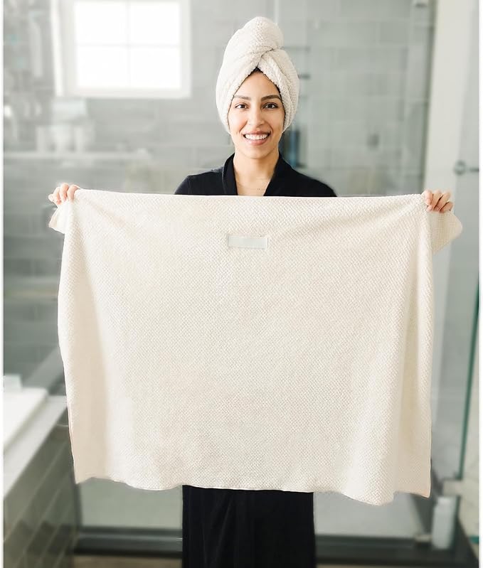 ROLSHOL 2 Packs Large Microfiber Hair Towels - Image 5