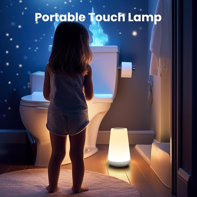 THAUSDAS Night Light, Dimmable Touch Lamp - Image 6