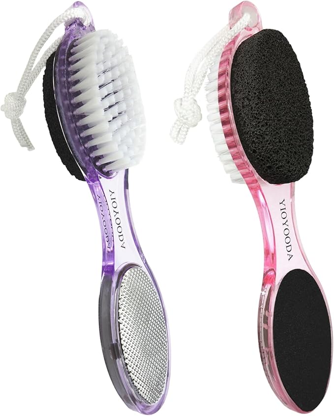 Foot File Callus Remover 4-in-1, Feet Scraper Pedicure Tools by YIOYOODA