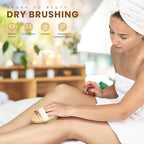 POPCHOSE Dry Brushing Body Brush, Natural Bristle Dry Skin Exfoliating Brush - Image 4