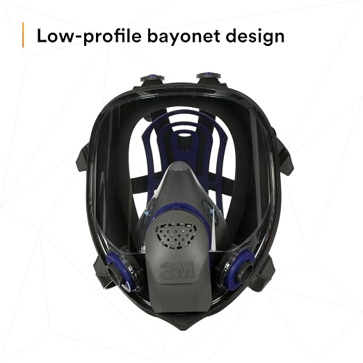 3M Ultimate FX Full Facepiece Reusable Respirator, Six-Strap Harness - Image 8