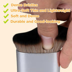 Self Tanner Brush for Face and Body, Kabuki Foundation Brush for Flawless Leg - Image 6