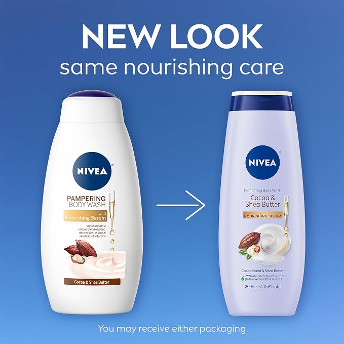 NIVEA Pampering Cocoa and Shea Butter Body Wash - Image 2