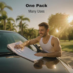 JMR White Bath Towels Bulk Pack of 12 - Image 4