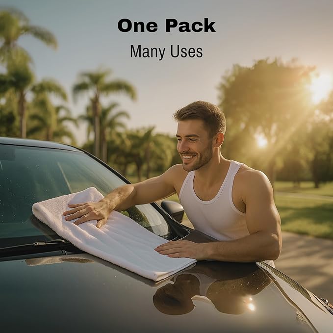 JMR White Bath Towels Bulk Pack of 12 - Image 4