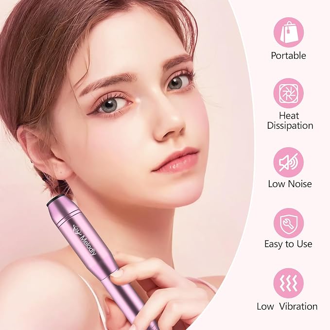 Melodly Electric Nail Drill, Professional Acrylic Nail Drills Machine - Image 7