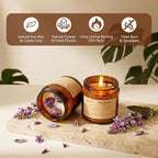24 Pack Scented Candles for Home, 3.5oz Crystal Soy Candles-Long Burning Time - Image 2